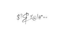 Sagitarius Signature Font Font OTHER CHARS