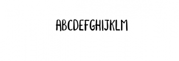 Sakra Regular.otf Font UPPERCASE