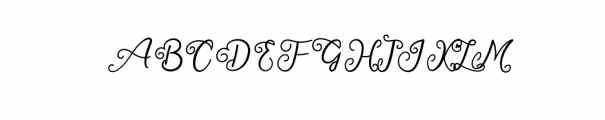 Salahe.otf Font UPPERCASE