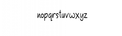 Salmounth.ttf Font LOWERCASE