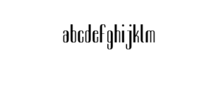 Sambeltigo-Clean.otf Font LOWERCASE