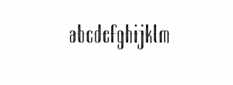 Sambeltigo-Inline.ttf Font LOWERCASE