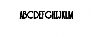 Sansterdam Black Deco.otf Font UPPERCASE