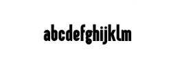 Sansterdam Black Deco.otf Font LOWERCASE