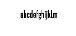 Sansterdam-ColorR.otf Font LOWERCASE