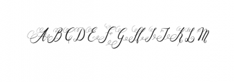 Santa Rose.ttf Font UPPERCASE