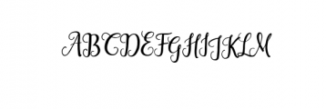 Saphira Script Font UPPERCASE