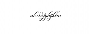 Satarina Font LOWERCASE