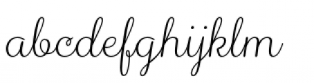 Sabores Script Light Italic Font LOWERCASE