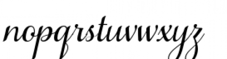 Samantha Script Italic PRO Font LOWERCASE