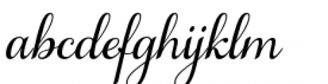 Samantha Script Italic SWASH Font LOWERCASE