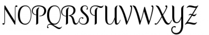 Samantha Script Upright BASIC Font UPPERCASE