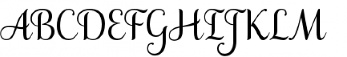 Samantha Script Upright SWASH Font UPPERCASE