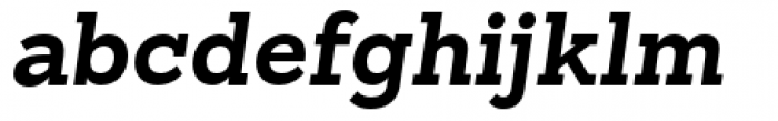 Sanchez Slab Bold Italic Font LOWERCASE