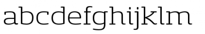 Sancoale Slab Soft Extended Light Font LOWERCASE