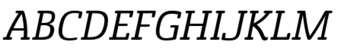 Sancoale Slab Soft Normal Regular Italic Font UPPERCASE
