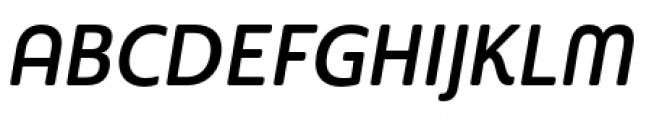 Sangli Condensed DemiBold Italic Font UPPERCASE