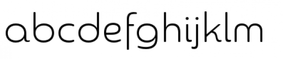 Sangli Extended Light Font LOWERCASE