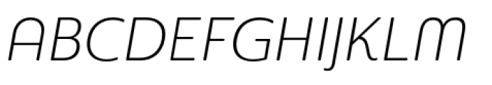 Sangli Light Italic Font UPPERCASE