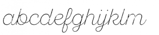 Sant Elia Rough Ex Light Two Font LOWERCASE