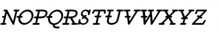 Santiago BTN Oblique Font LOWERCASE