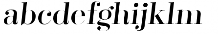 Santis Italic Font LOWERCASE
