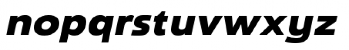 Savigny Black Extended Italic Font LOWERCASE