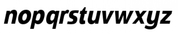 Savigny Bold Condensed Italic Font LOWERCASE