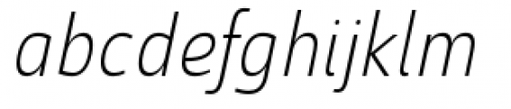 Savigny Light Condensed Italic Font LOWERCASE