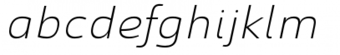 Savigny Light Extended Italic Font LOWERCASE