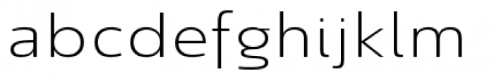 Savigny Light Extended Font LOWERCASE