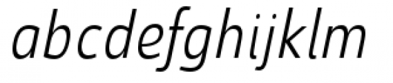 Savigny Regular Condensed Italic Font LOWERCASE