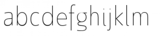 Savigny Thin Condensed Font LOWERCASE