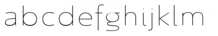 Savigny Thin Extended Font LOWERCASE