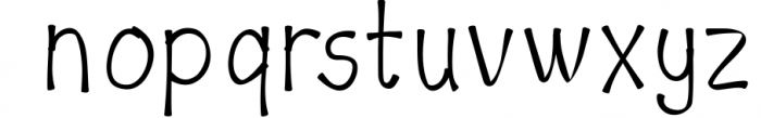 SAKHA - slim curve handwritten font Font LOWERCASE
