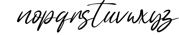 Sabeny Betranss - Handwritten Font Font LOWERCASE