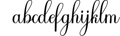 Sabinella script Font LOWERCASE