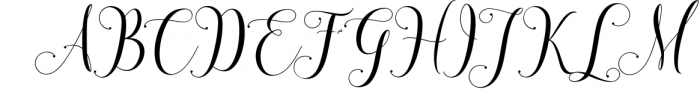 Sadhira Script Calligraphy Typeface Font UPPERCASE