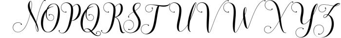 Sadhira Script Calligraphy Typeface Font UPPERCASE