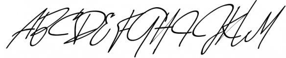 Saint Justin signature 2 Font UPPERCASE