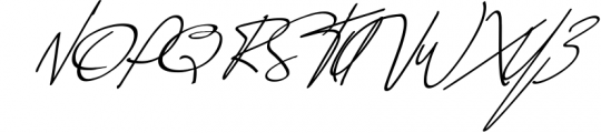 Saint Justin signature 2 Font UPPERCASE