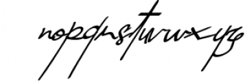 Saint Justin signature 2 Font LOWERCASE
