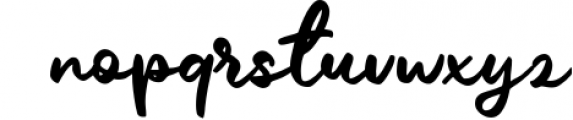 Salifa - Script Font Font LOWERCASE