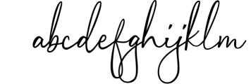 Salisha Signature Font LOWERCASE