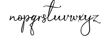 Salisha Signature Font LOWERCASE