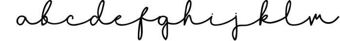 Sallamest Handwritten Script Font Font LOWERCASE