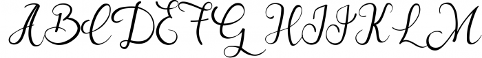 Sallisa - beautiful script font Font UPPERCASE