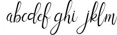 Sallisa - beautiful script font Font LOWERCASE