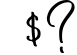 Salute Riches - Handwritten Font 1 Font OTHER CHARS