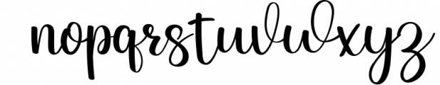 Samantha - Script Handwriting Font Font LOWERCASE